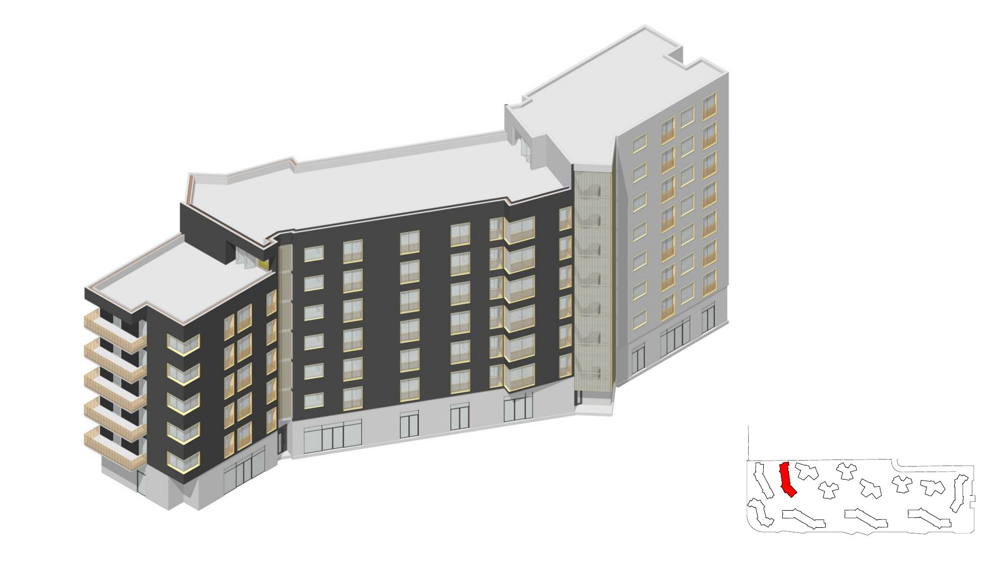 Residential building render
